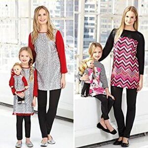 Simplicity 1333 Ladies & Girls & Doll Tunic & Trousers Size 3-8 & XS-XL